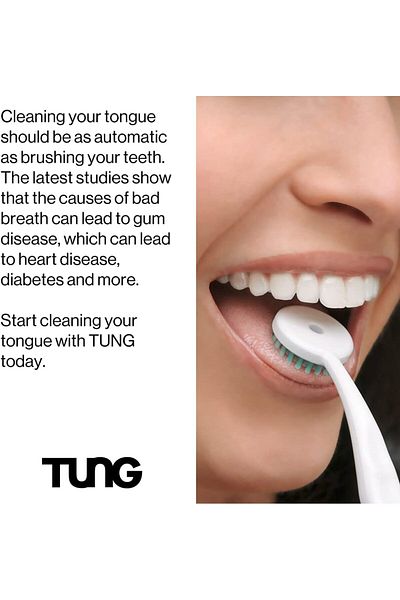 Tung American tongue cleaning brush