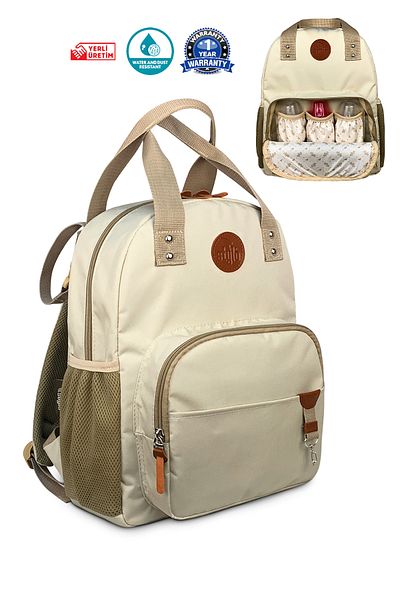 Stylo Popi Mother Baby Care and Backpack – Large Volume Stylish Design with Thermal Bottle Compartment