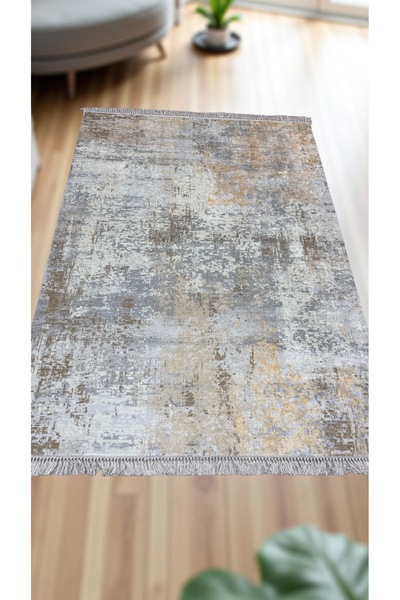 Formeya Dot Taban Kaymaz Halı Yolluk Mutfak Salon Halısı Dijital Baskılı Yıkanabilir