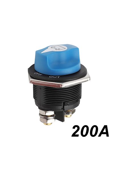 Choice 200a Car Battery Race Rally Switch 50 100 200 300a Blue Battery Disconnector Isolator Cut Off Switch