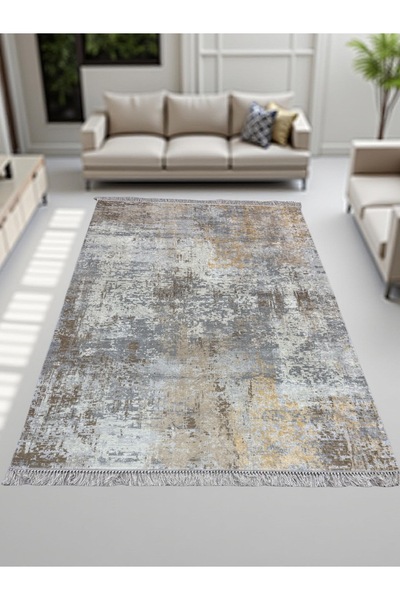 Formeya Dot Taban Kaymaz Halı Yolluk Mutfak Salon Halısı Dijital Baskılı Yıkanabilir