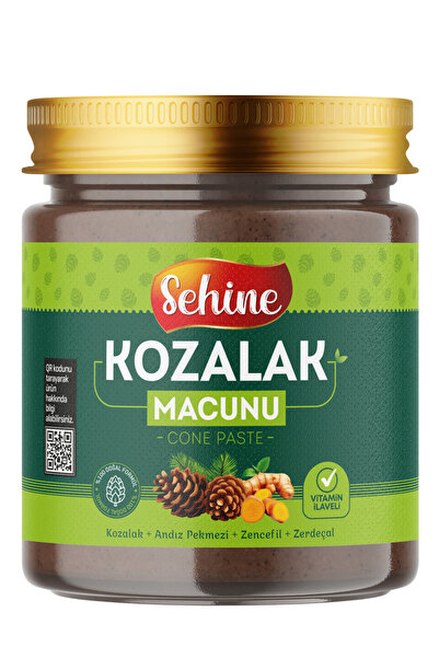 Sehine Kozalak Macunu, Çam Kozalağı, Andız Pekmezi, Zencefil, Zerdeçal, Vitamin Takviyeli 240gr