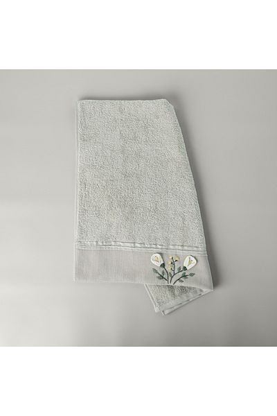 Linens Tilly Bamboo Face Towel 50X85 cm Stone Length