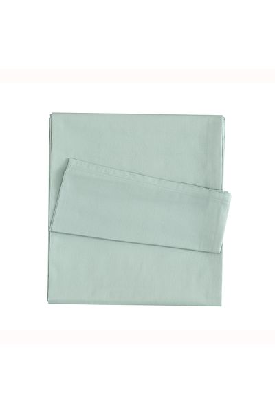 Linens Green King Size Cotton Satin Bed Sheet - Mix&Match