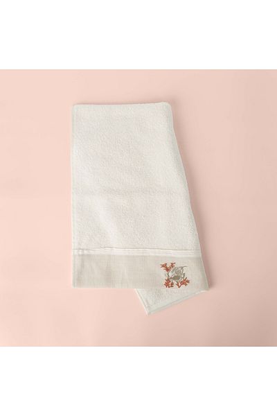 Linens Ecru 50X85 cm Aqua Cotton Face Towel