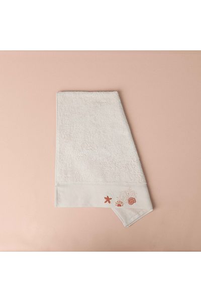Linens Cowry Bamboo Face Towel 50X85 cm Salmon