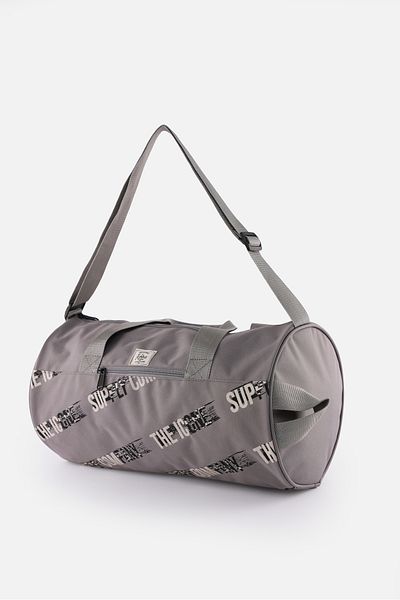 ICONE BAG Unisex Αθλητική τσάντα - Μοντέλο κυλίνδρου, εμπριμέ, με τσέπη, λαβή και ρυθμιζόμενο λουράκι