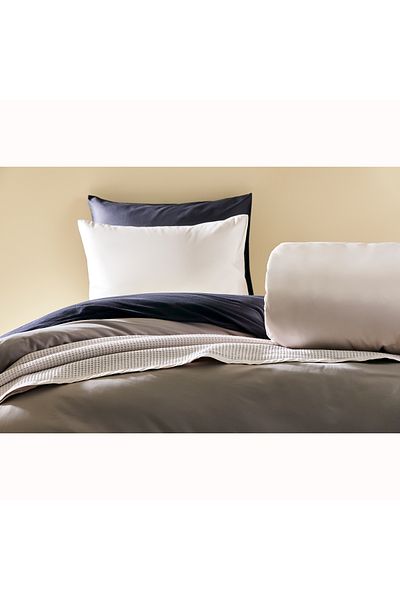 Linens Ecru Mix&Match Cotton Satin Set of 2 Pillow Cases