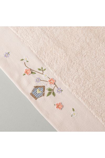 Linens Luvena Cotton Face Towel 50X85 cm Salmon Model Gx9688