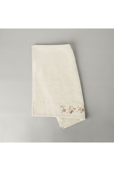 Linens Bamboo Round Face Pool 50X85 cm Cream Color