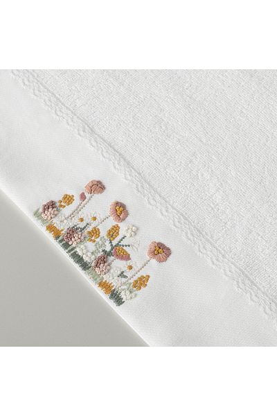Linens White Tindhra Bamboo Face Towel 50X85 cm