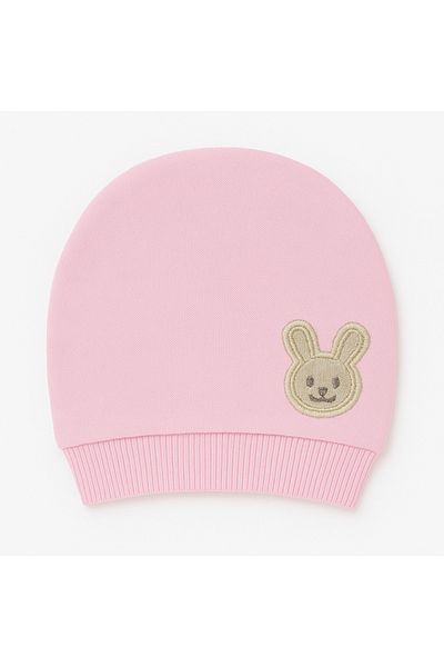 mia mia Rabbit Embroidered Cotton Baby Beanie