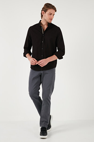 Buratti Βαμβακερό κανονικό πουκάμισο με κουμπιά ανδρικό πουκάμισο CF20S 111871