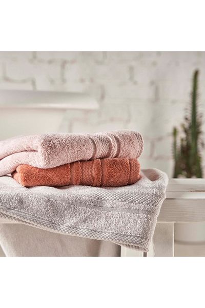 Linens Soft Cotton 50X85 cm Face Towel Powder