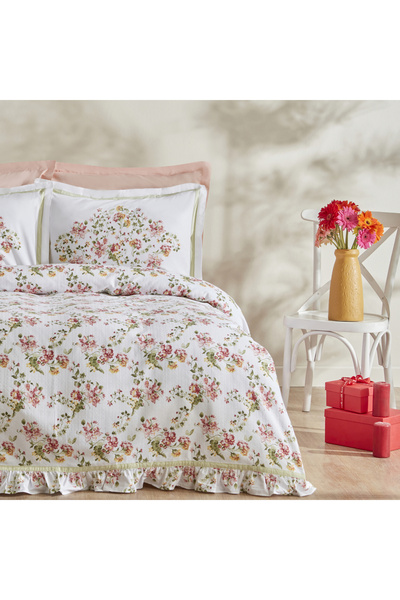 Karaca Home Cotton Double Pique Set 100% Emilie Pink