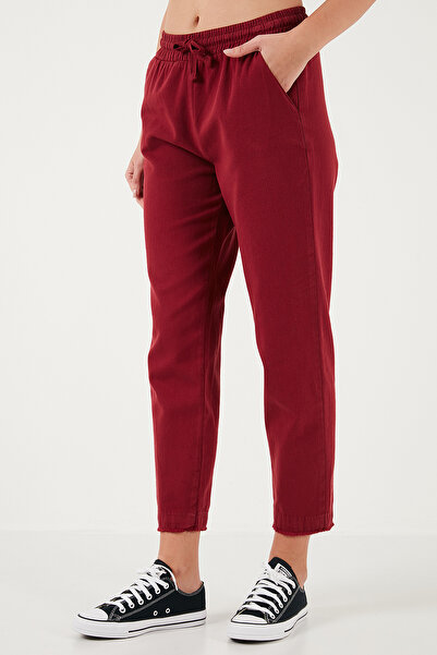 Lela Cotton Regular Waist Regular Fit Straight Leg Pants Trousers 668Yp42282S4