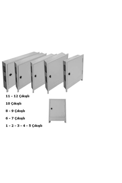 METROPOL 1-2-3-4-5 Delikli Kollektör Dolabı - 60 X 45 X 12.5 Cm.