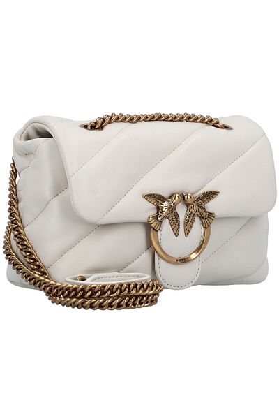 PİNKO Geantă de umăr Love Puff din piele 21 cm