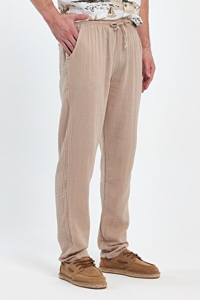 Heaven Ephesus Ανδρικό παντελόνι μουσελίνας - 5040