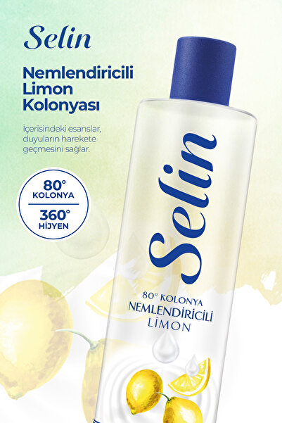 Selin Nemlendiricili Limon Kolonyası 2'li (800 ML)