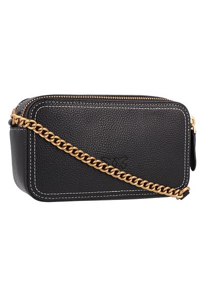 PİNKO Carrie Mini Bag Umhängetasche Leder 18 Cm