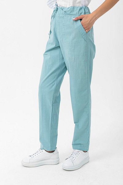 Heaven Ephesus Sky Blue Linen Pants -5020
