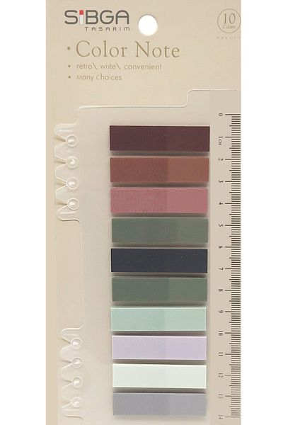 sibga tasarım Transparent Colored Postit Post-it Post ItBookmark Bookmark Postit Sticker Note Paper 200 Sheets