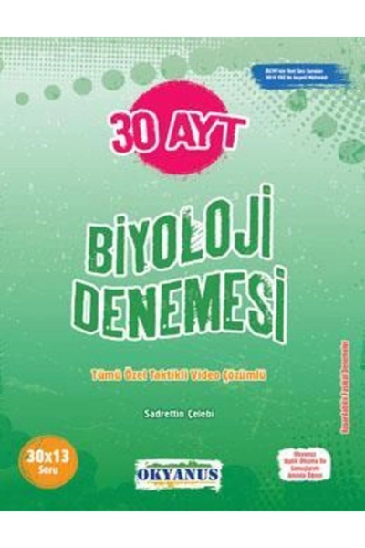 Okyanus Yayınları Ayt 30 Biyoloji Denemesi
