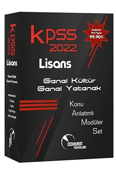 Doktrin Yayınları Doktrin 2022 Kpss Genel Yetenek Genel Kültür Konu Anlatımı ...