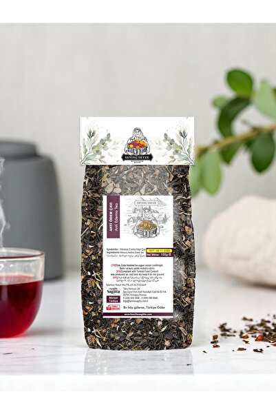 Organik Teyze Sevinç Teyze Anti Ödem Çayı 150g. (HİBİSKÜS, FUNDA YAPRAĞI, YEŞİL ÇAY)