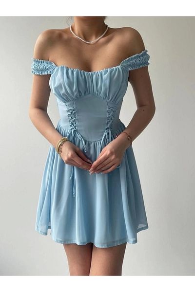 Inciqueen Rochie Aria cu bretele de büzgü