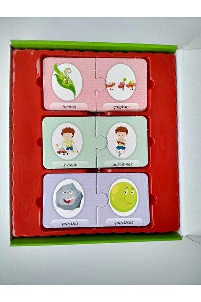 Beceri Dünyası Kavramlar 2 Okul Öncesi Akıl Zeka Oyunu Puzzle