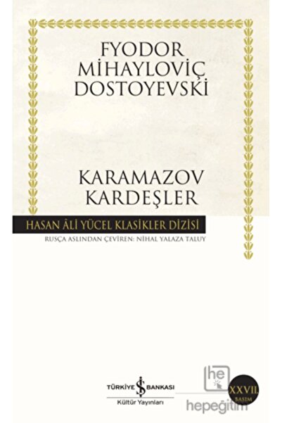 TÜRKİYE İŞ BANKASI KÜLTÜR YAYINLARI KARAMAZOV KARDEŞLER