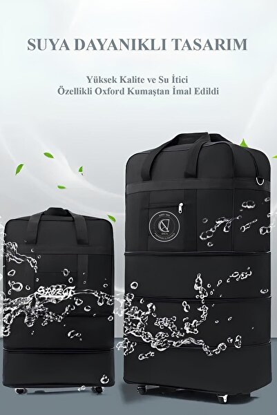 Av A Dos Körüklü Tekerlikli Valiz El Çantası Büyük Çanta Seyahat Çantası Kabin Boy Büyütülebilir Valiz