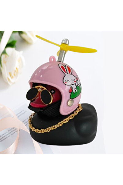 Choice خوذة سيارة من النوع 8 على شكل بطة مع قلادة رياح مكسورة بطة صفراء صغيرة...