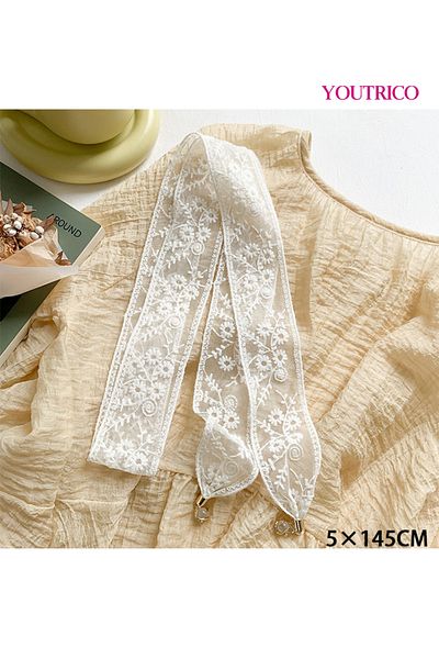 Youtrico Handcrafted French Lace Braiding Ribbon-Elegant Hair Tie