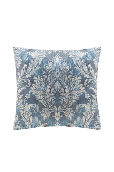 ASPARTAM Perna cu Motiv Baroc - Bleumarin - 40x40 cm