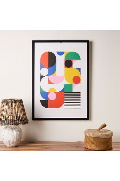 ASPARTAM Abstracto Table - Colorful - 70X50 cm