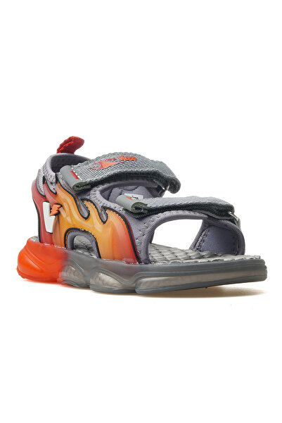 Vicco Jack Boy's Lighted Sandals 25Y 332.256 Pe Gray