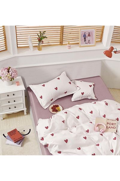 CHIRASO CHIRASO Finet Bedding Set, 6 Pieces, 2 Persons, Sheet 240x250, Quilt 200x230, 4 Pillowcases, Print