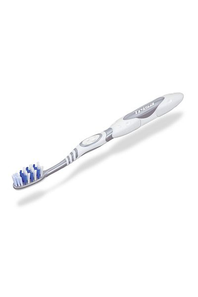 Trisa For Smokers Manual Toothbrush Medium, 637645 Grey