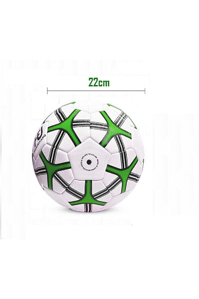 rexa White and Green Soccer Ball – 22cm