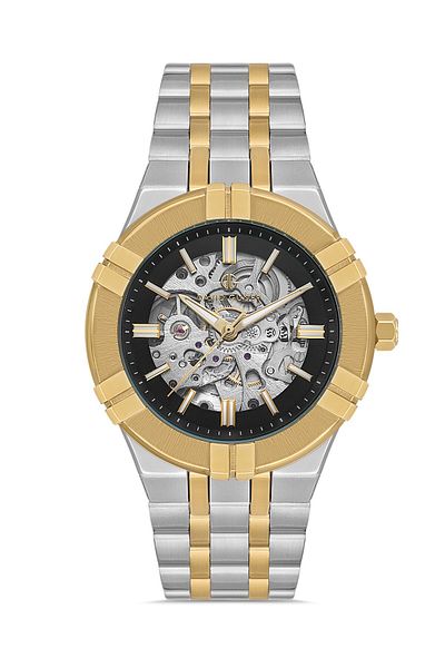 DAVID GUNER Sari White Coated Black Dial Men's Watch Dg-8710Ga-D2