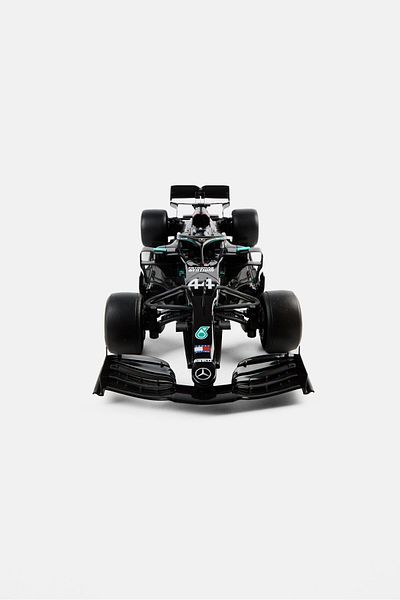 Rastar سيارة مرسيدس AMG F1 W11 EQ عالية الأداء بمقياس 1/12، باللون الأسود