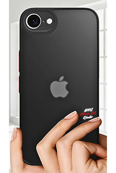 cepmoda iPhone 16E | Buzlu Şeffaf Silikon Mat Telefon Kılıfı – Darbeye Dayanı...