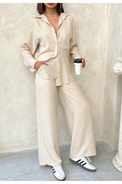 VANİLLE Linen Loose Trousers