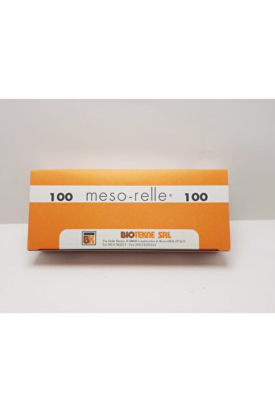 mesorelle Meso-relle 27Gx4mm Mezoterapi İğnesi 100 adet