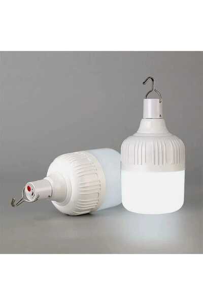 Noas 30W ŞARJ EDİLEBİLİR TAŞINABİLİR LED AMPÜL - BEYAZ IŞIK 6500 K
