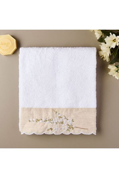MATMEL Lina Face Towel - Ecru - 50X90 cm