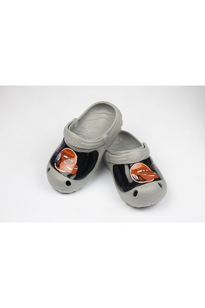 CARS Kids Clogs Lightweight & Comfortable Slip-on Footwear For Boys – Grey